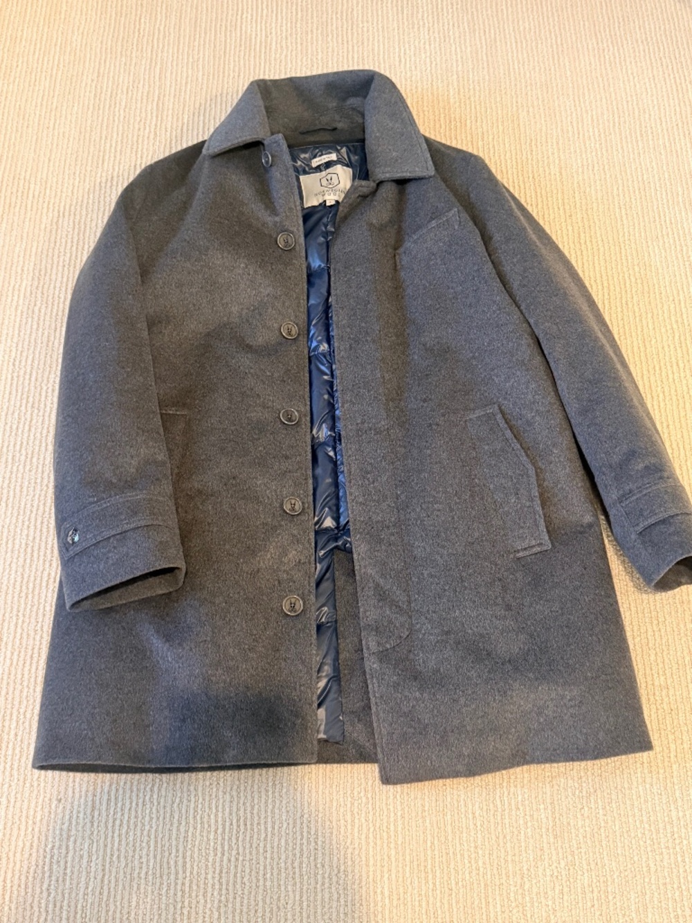 Norwegian Wool pure cashmere Euro Coat